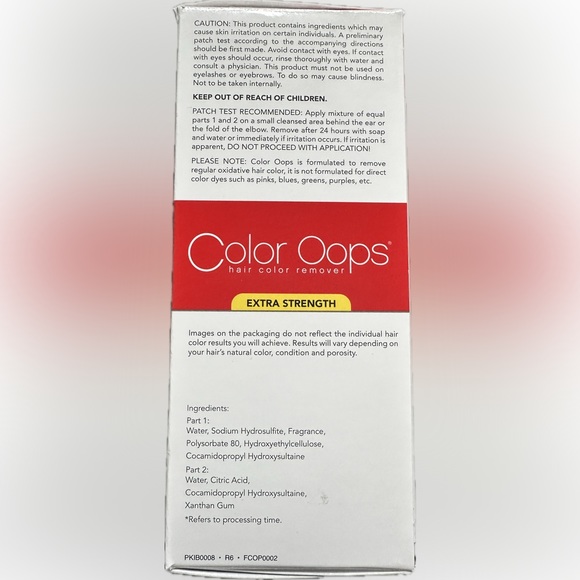 NWT Color Oops Hair Color Remover - Picture 2 of 6